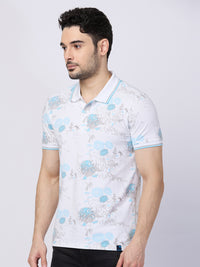 Killer Men White Printed Slim Fit T-Shirts