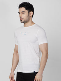 Killer Men White Printed Slim Fit T-Shirts