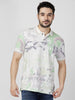 Killer Men Green Printed Slim Fit T-Shirts