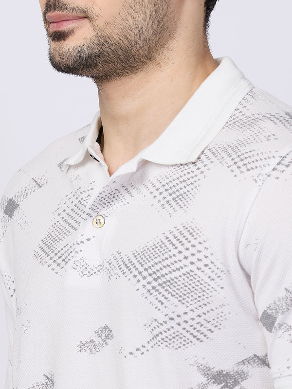 Killer Men White Printed Slim Fit T-Shirts