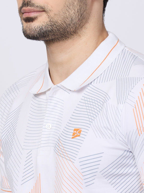 Killer Men White Printed Slim Fit T-Shirts