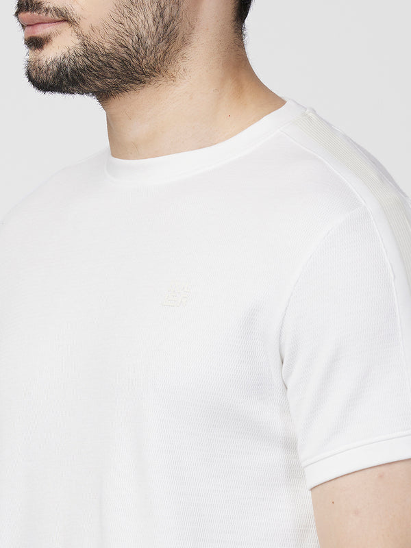 Killer Men White Printed Slim Fit T-Shirts