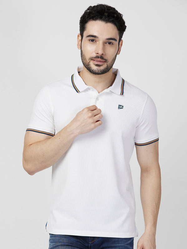 Killer Men White Printed Slim Fit T-Shirts