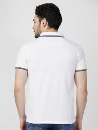 Killer Men White Printed Slim Fit T-Shirts