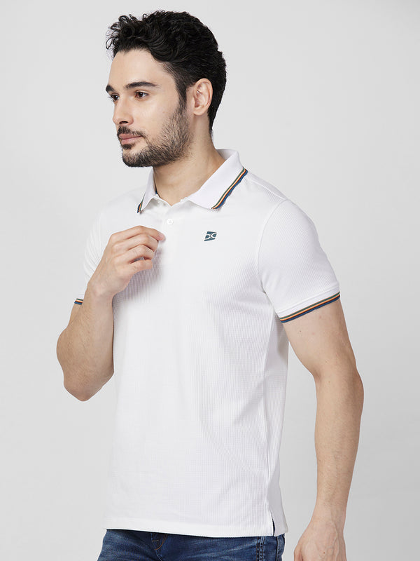 Killer Men White Printed Slim Fit T-Shirts