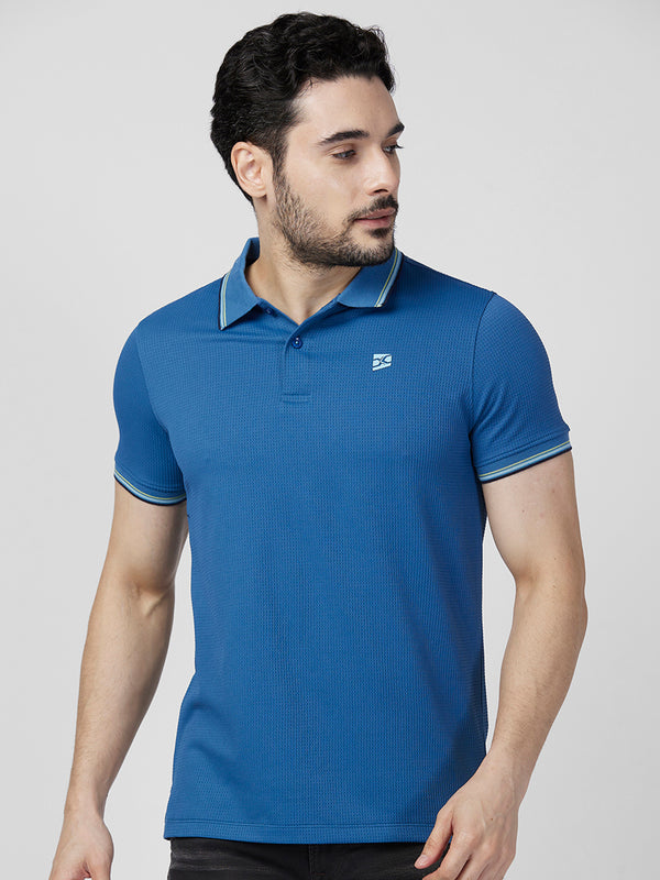 Killer Men Blue Printed Slim Fit T-Shirts