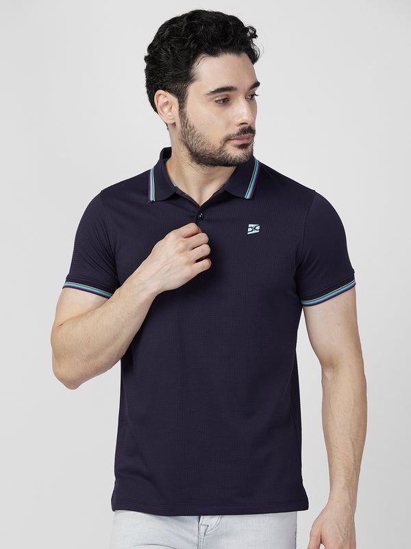 Killer Men Blue Printed Slim Fit T-Shirts