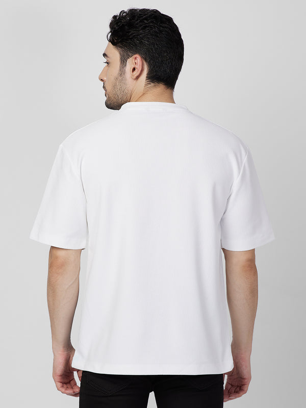 Killer Men White Printed Round Neck T-Shirts