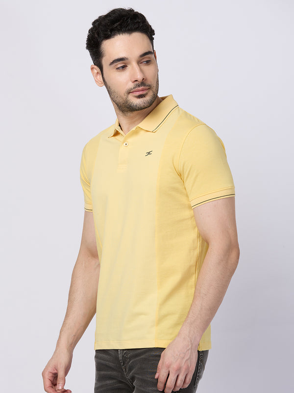 Killer Men Yellow Printed Slim Fit T-Shirts
