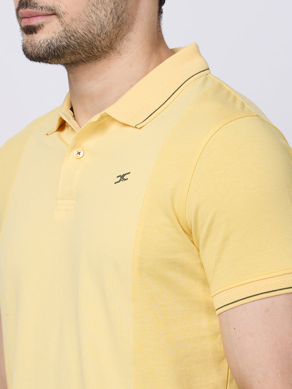 Killer Men Yellow Printed Slim Fit T-Shirts