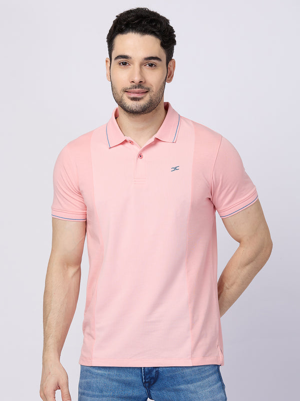 Killer Men Pink Printed Slim Fit T-Shirts