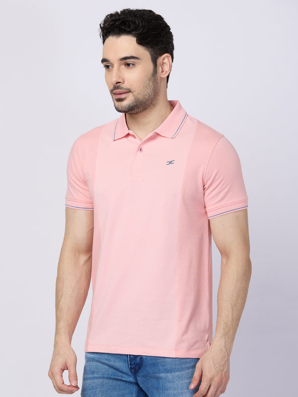 Killer Men Pink Printed Slim Fit T-Shirts