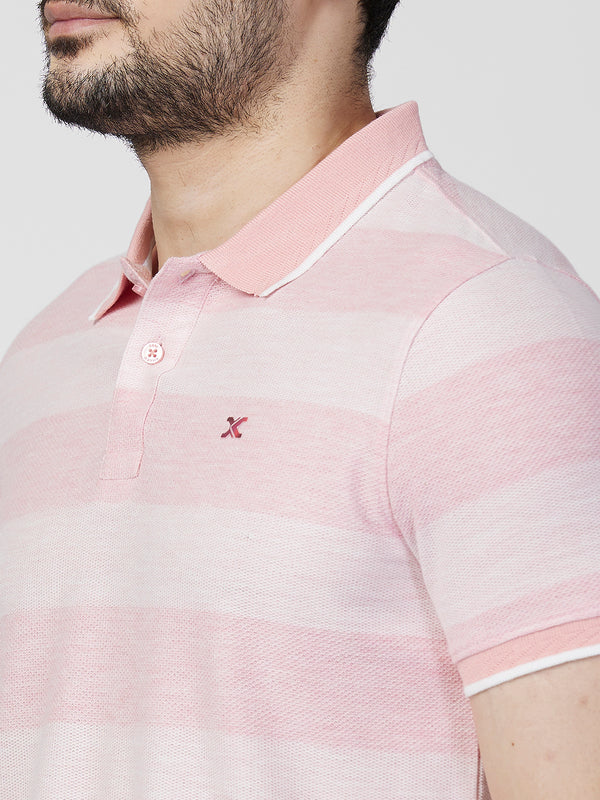 Killer Men Pink Printed Slim Fit T-Shirts