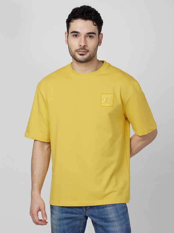 Killer Men Yellow Round Neck T-Shirts