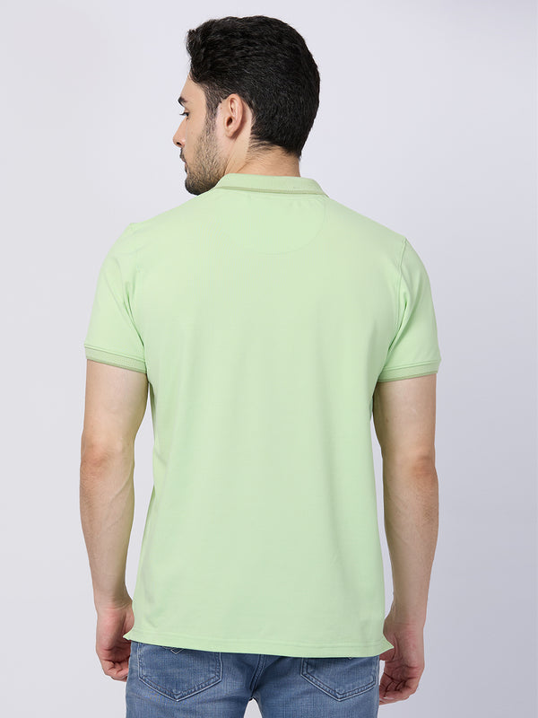 Killer Men Green Printed Slim Fit T-Shirts