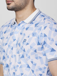 Killer Men White Printed Slim Fit T-Shirts