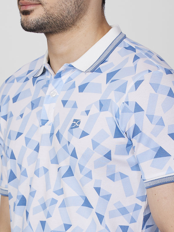 Killer Men White Printed Slim Fit T-Shirts