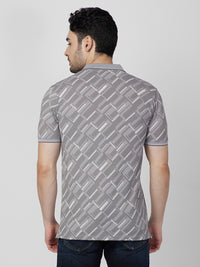 Killer Men Grey Printed Slim Fit T-Shirts