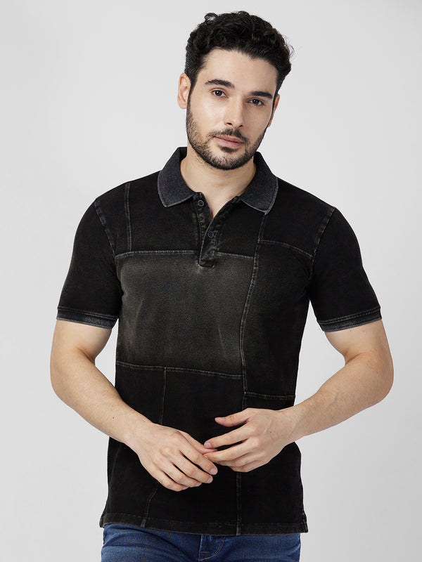 Killer Men Black Printed Slim Fit T-Shirts