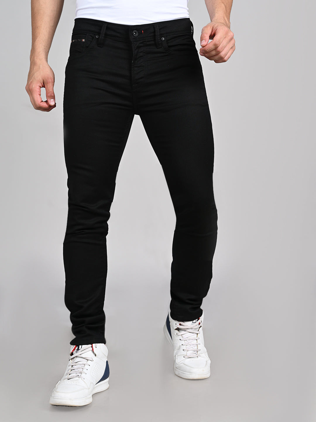 Killer Men Black Solid Slim Fit Jeans