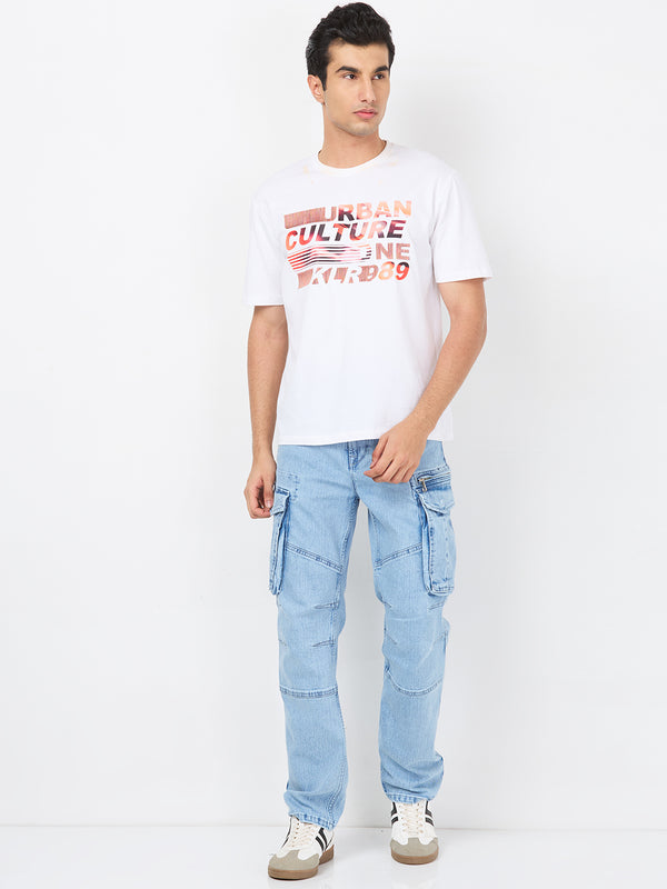 Killer Men Light Blue Loose Fit Jeans