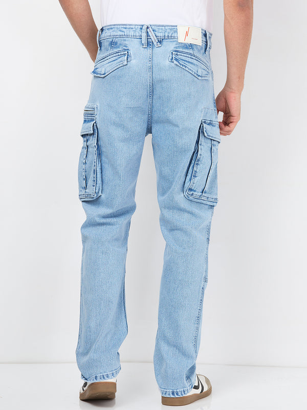 Killer Men Light Blue Loose Fit Jeans