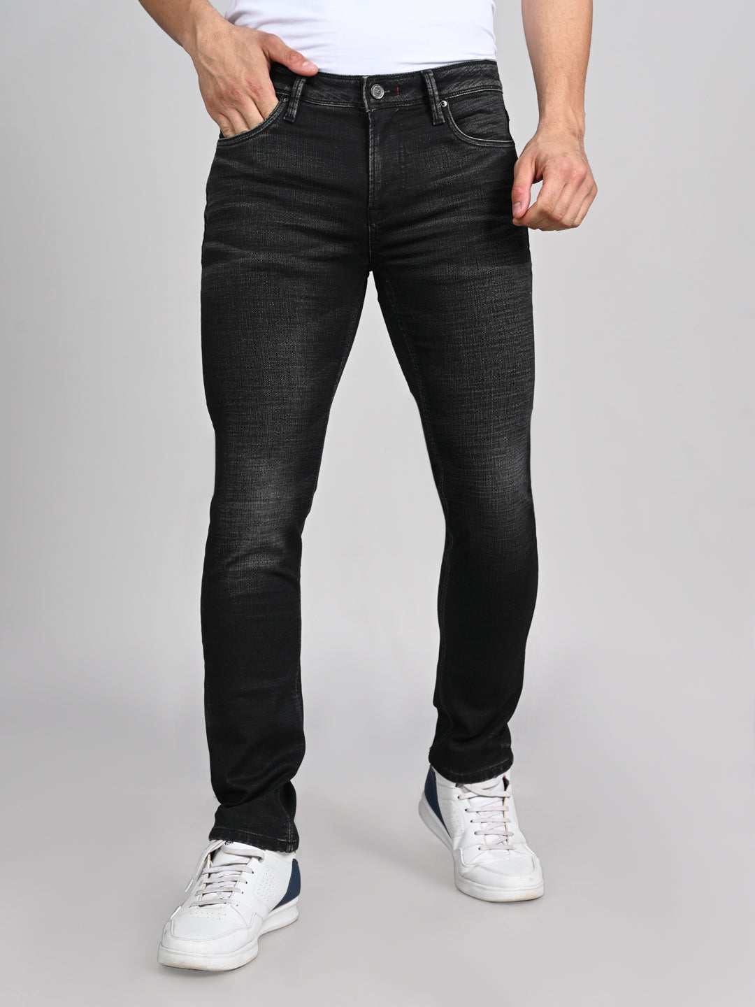Killer Men Black Solid Slim Fit Jeans