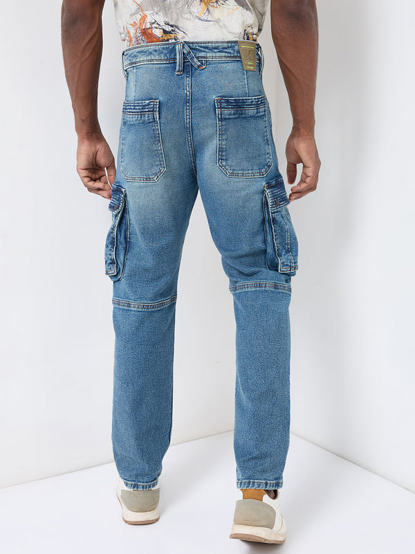Killer Men Light Blue Loose Fit Jeans