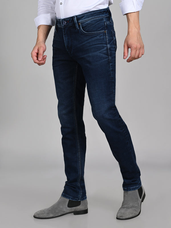 Killer Men Blue Solid Slim Fit Jeans