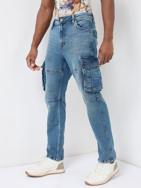 Killer Men Light Blue Loose Fit Jeans