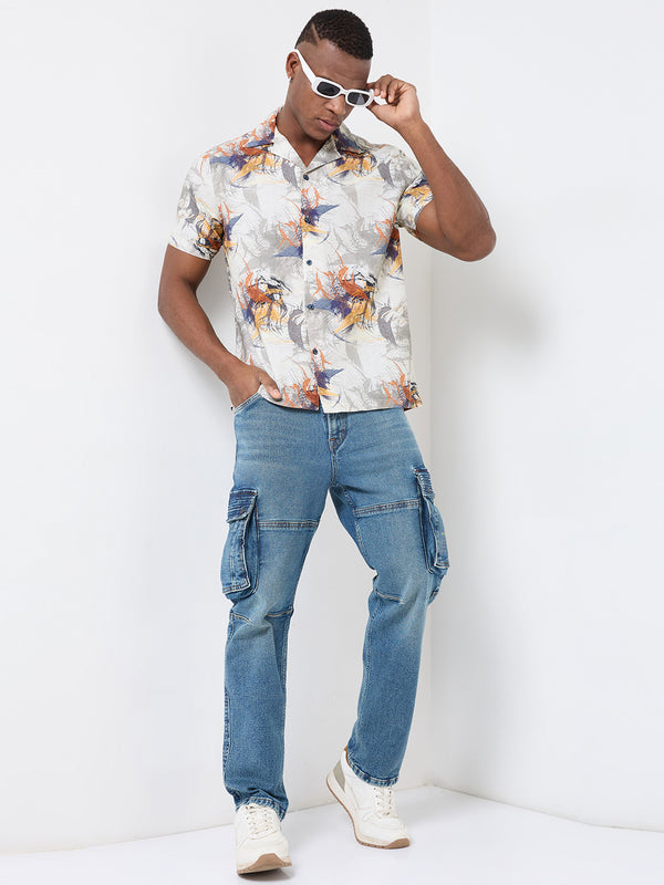 Killer Men Light Blue Loose Fit Jeans