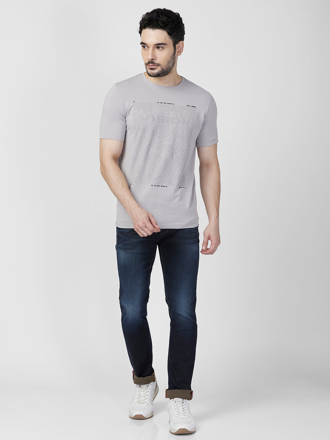 Killer Men Dark Blue Solid Slim Fit Jeans