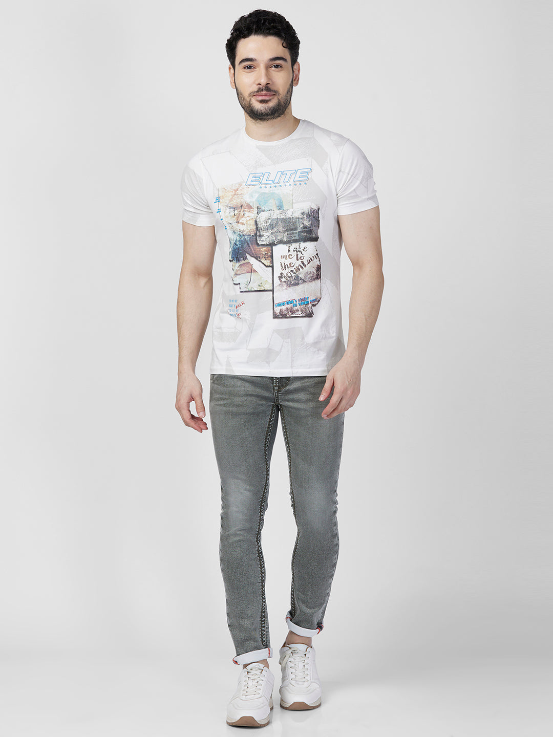 Killer Men Light Green Solid Slim Fit Jeans