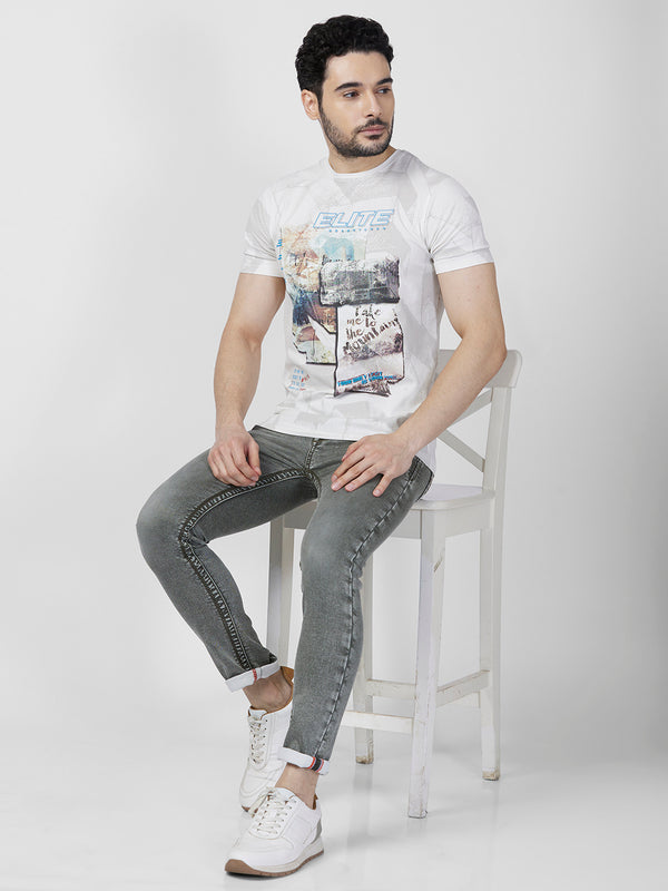 Killer Men Light Green Solid Slim Fit Jeans