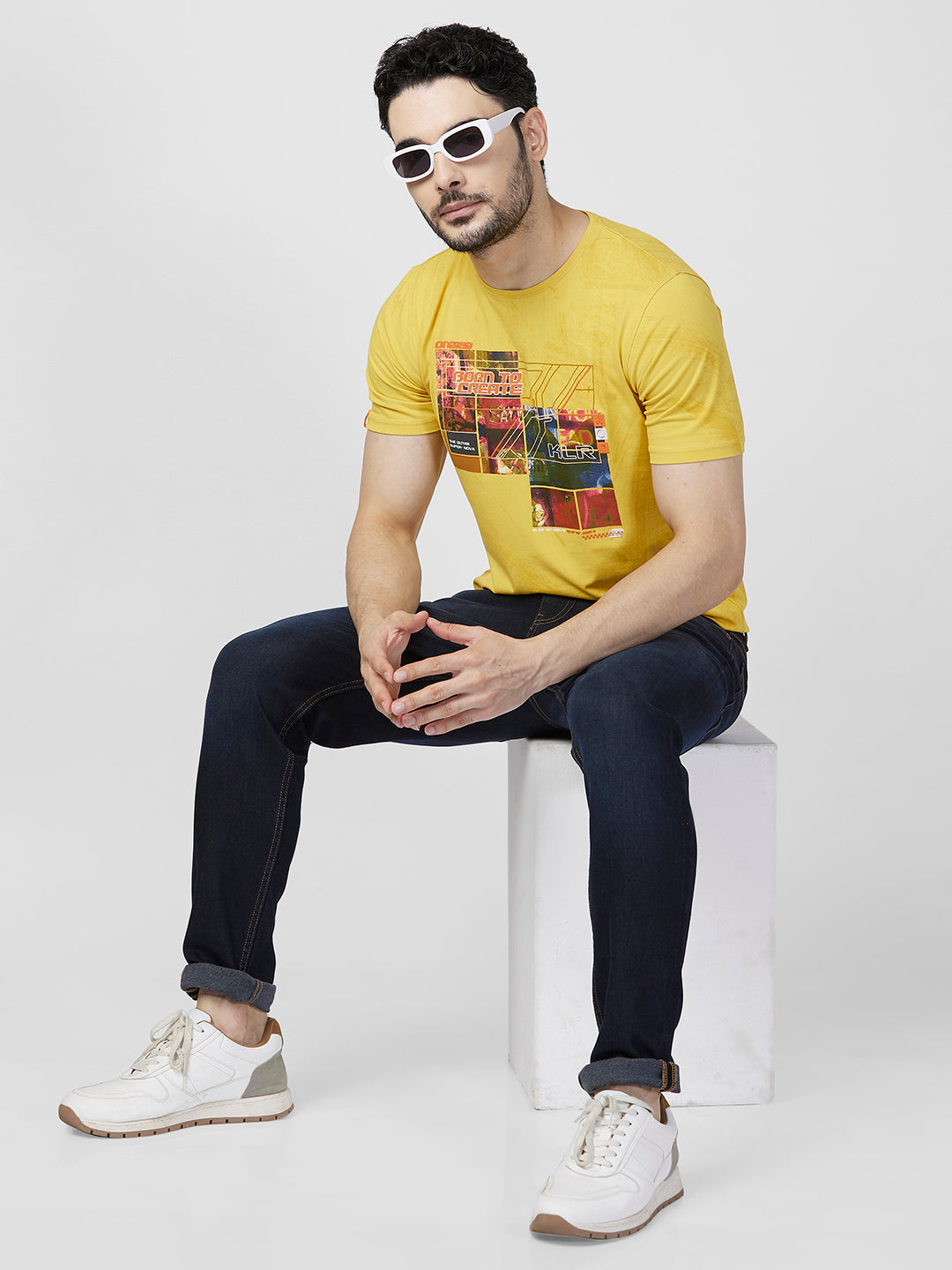 Killer Men Dark Blue Solid Slim Fit Jeans