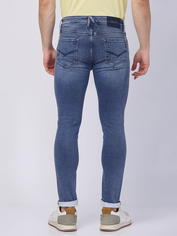 Killer Men Grey Solid Slim Fit Jeans