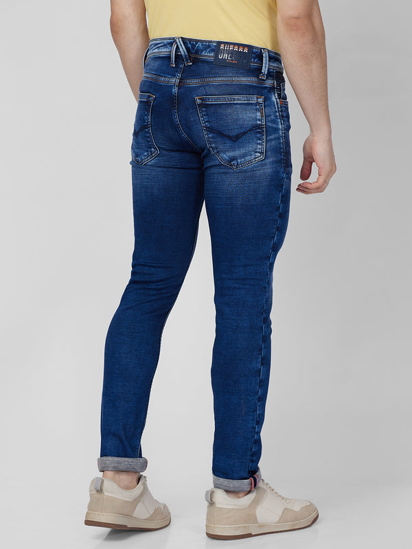 Killer Men Blue Solid Slim Fit Jeans