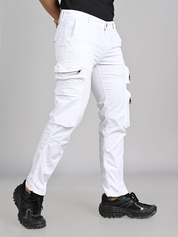 Killer Men White Solid Cargo