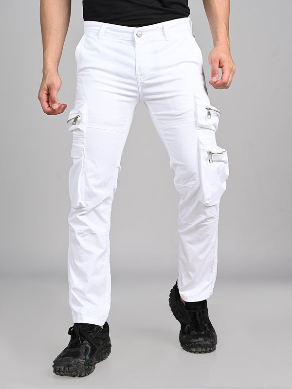 Killer Men White Solid Cargo
