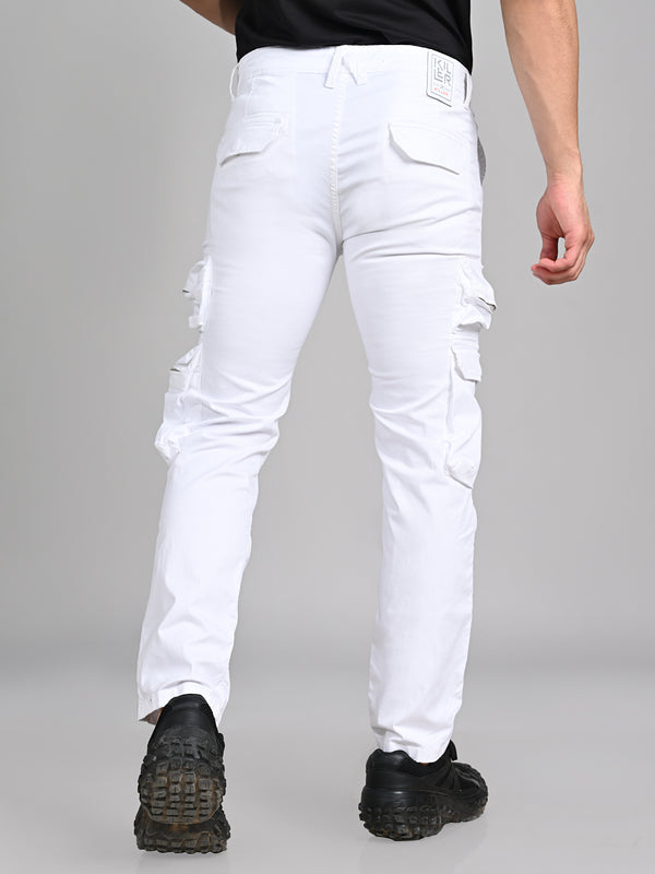Killer Men White Solid Cargo