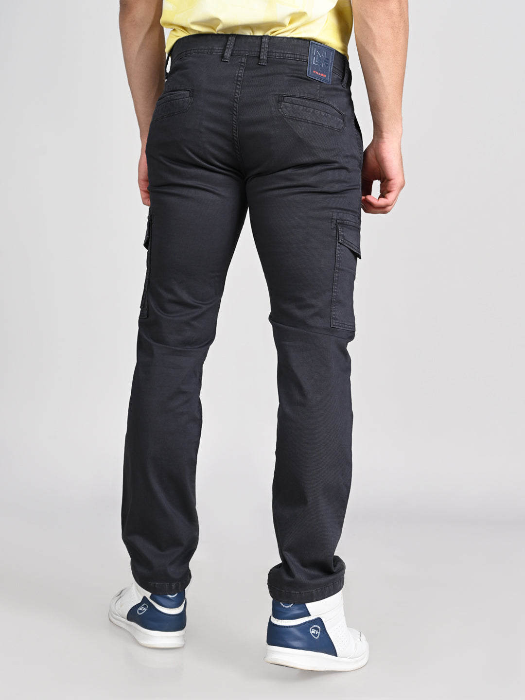 Killer Men Grey Solid Cargo