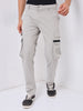 Killer Men Grey Solid Cargo