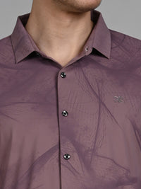 Killer Men Dusty Pink Solid Slim Fit Shirts