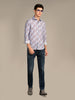 Killer Men Coffee Printed Straight Fit Shirts
