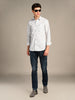 Killer Men White Printed Slim Fit Shirts
