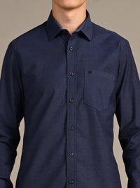 Killer Men Grey Solid Slim Fit Shirts