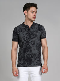 Killer Men Black Printed Slim Fit T-Shirt
