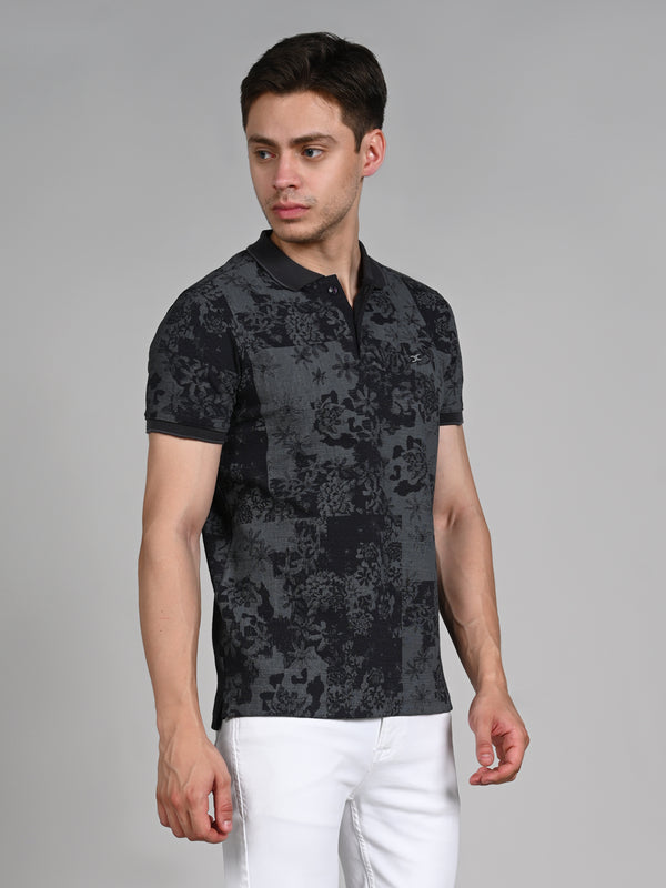 Killer Men Black Printed Slim Fit T-Shirt