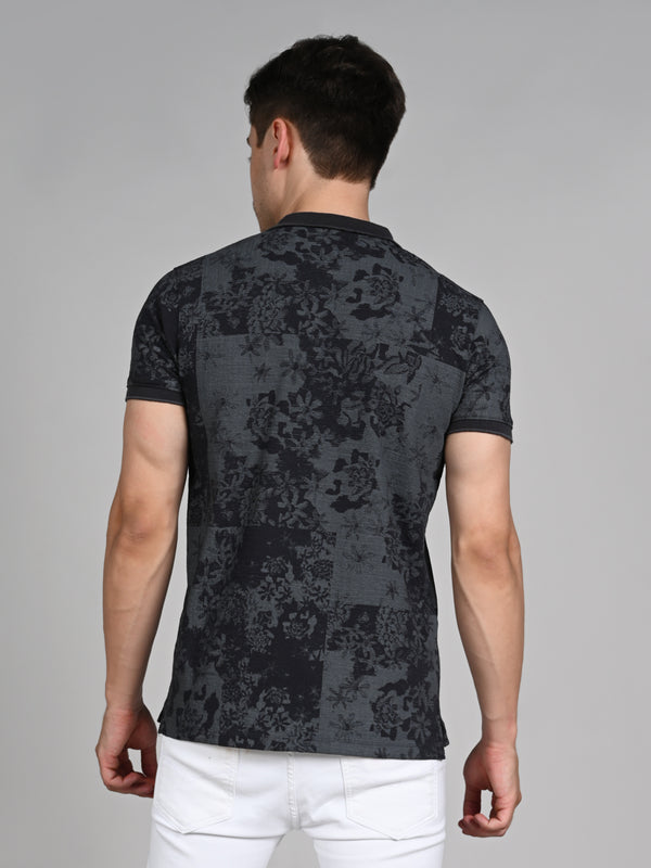 Killer Men Black Printed Slim Fit T-Shirt