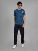 Killer Men Blue Printed Slim Fit T-Shirts